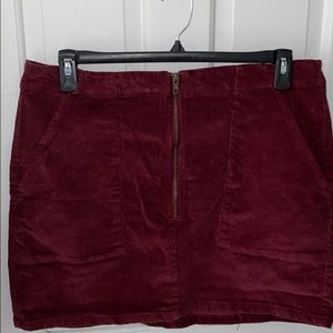 Corduroy Skirt